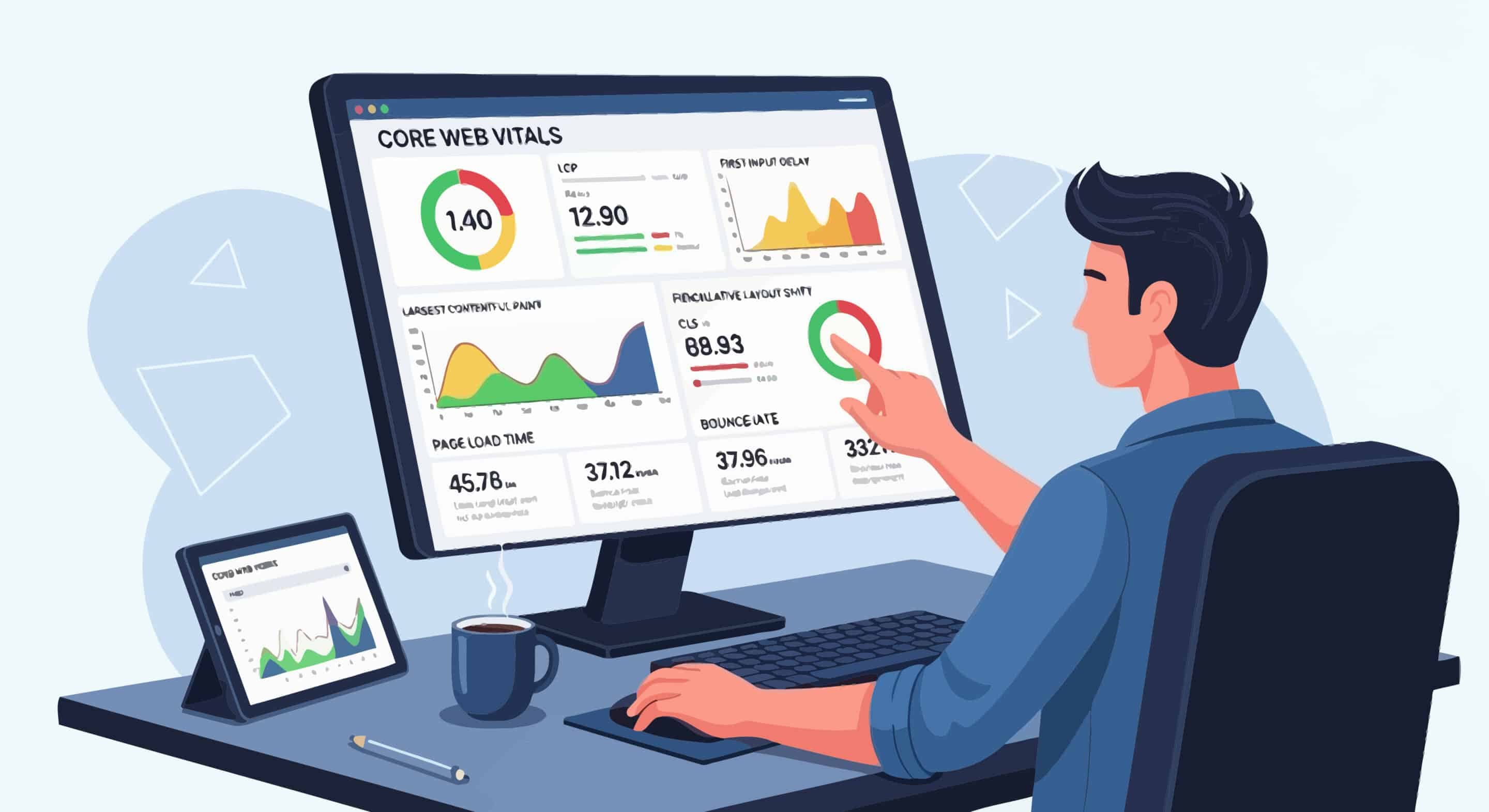 Reviewing core web vitals.