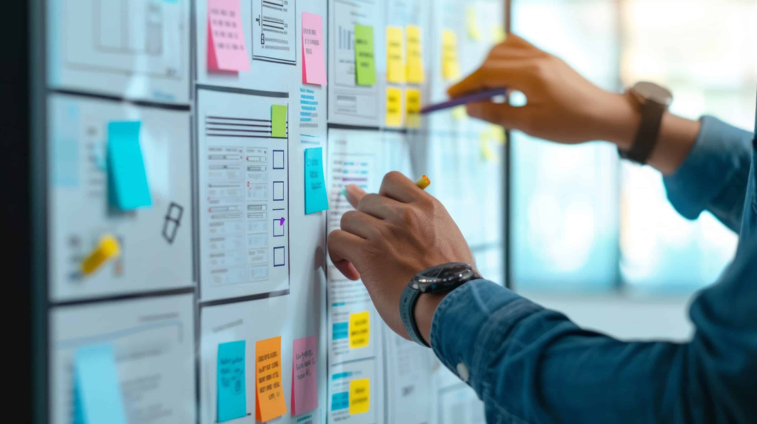 Working on website strategy.